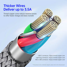 Load image into Gallery viewer, Casekis 3 in 1 Charging Cable