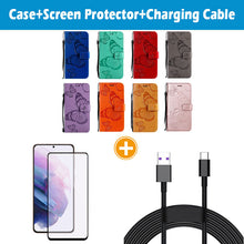 Load image into Gallery viewer, Casekis Embossed Butterfly Wallet Phone Case For Galaxy S20 FE 4G/5G