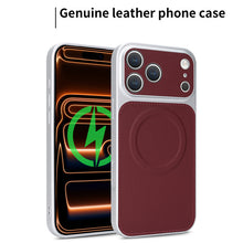 Load image into Gallery viewer, Casekis Magnetic Shockproof Leather Phone Case Claret