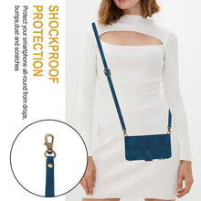 Load image into Gallery viewer, Casekis Crossbody 9 Card Holder Phone Case Navy Blue
