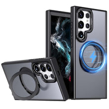 Load image into Gallery viewer, Casekis Anti-shock Magsafe Stand Phone Case Black