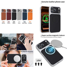 Load image into Gallery viewer, Casekis Magnetic Shockproof Leather Phone Case Black