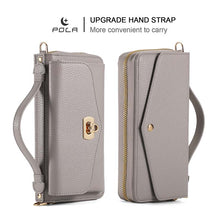 Load image into Gallery viewer, Casekis Multifunction Tote Crossbody Solid Color Phone Bag Gray