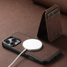 Load image into Gallery viewer, Casekis MagSafe Cardholder Detachable Phone Case Brown