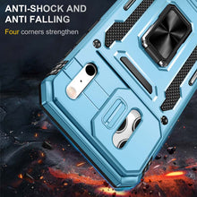 Load image into Gallery viewer, Casekis Sliding Camera Cover Anti-Fall Phone Case Light Blue