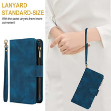 Load image into Gallery viewer, Casekis Crossbody 9 Card Holder Phone Case Navy Blue