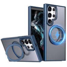 Load image into Gallery viewer, Casekis Anti-shock Magsafe Stand Phone Case Blue