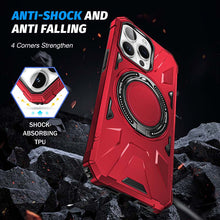 Load image into Gallery viewer, Casekis Magnetic Charging Phone Case Red