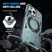 Load image into Gallery viewer, Casekis Magnetic Charging Phone Case Green