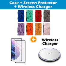 Load image into Gallery viewer, Casekis Embossed Butterfly Wallet Phone Case For Galaxy S20 FE 4G/5G