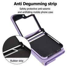 Load image into Gallery viewer, Casekis Crossbody Cardholder Phone Case For Galaxy Z Flip 5 Purple
