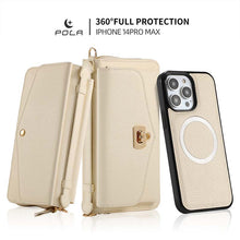 Load image into Gallery viewer, Casekis Multifunction Tote Crossbody Solid Color Phone Bag Beige
