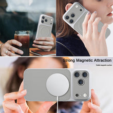 Load image into Gallery viewer, Casekis Magnetic Shockproof Leather Phone Case Gray