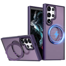 Load image into Gallery viewer, Casekis Anti-shock Magsafe Stand Phone Case Purple