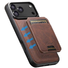 Load image into Gallery viewer, Casekis MagSafe Cardholder Detachable Phone Case Brown