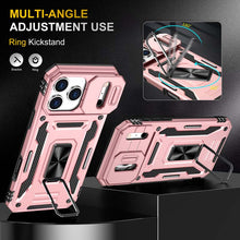 Load image into Gallery viewer, Casekis Sliding Camera Cover Anti-Fall Phone Case Rose Gold