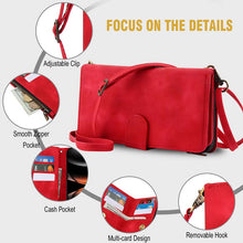 Load image into Gallery viewer, Casekis Crossbody 9 Card Holder Phone Case Red