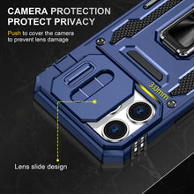 Load image into Gallery viewer, Casekis Sliding Camera Cover Anti-Fall Phone Case Navy Blue