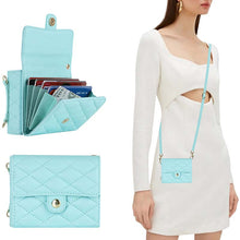 Load image into Gallery viewer, Casekis Crossbody Cardholder Phone Case For Galaxy Z Flip 5 Green