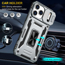 Load image into Gallery viewer, Casekis Sliding Camera Cover Anti-Fall Phone Case Gray
