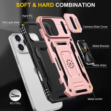 Load image into Gallery viewer, Casekis Sliding Camera Cover Anti-Fall Phone Case Rose Gold