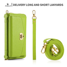 Load image into Gallery viewer, Casekis Multifunction Tote Crossbody Solid Color Phone Bag Green