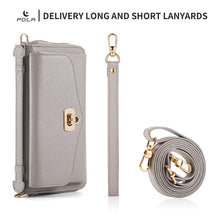 Load image into Gallery viewer, Casekis Multifunction Tote Crossbody Solid Color Phone Bag Gray