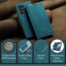 Load image into Gallery viewer, Casekis Retro Wallet Case For Galaxy S23 Ultra 5G