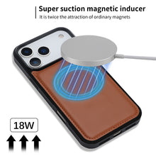 Load image into Gallery viewer, CASEKIS 2-in-1 Magnetic Detachable Wallet Case with RFID Blocking, 16 Card Slots & Zipper Pocket Brown