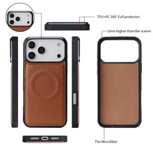 Load image into Gallery viewer, CASEKIS 2-in-1 Magnetic Detachable Wallet Case with RFID Blocking, 16 Card Slots & Zipper Pocket Brown