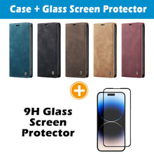 Load image into Gallery viewer, Casekis Retro Wallet Case For iPhone 15 Pro Max