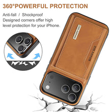 Load image into Gallery viewer, Casekis Magnetic Wallet Detachable Phone Case Brown