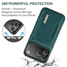 Load image into Gallery viewer, Casekis Magnetic Wallet Detachable Phone Case Green