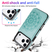 Load image into Gallery viewer, Casekis Mandala Embossed Phone Case Green