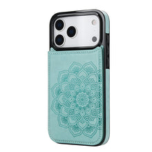 Load image into Gallery viewer, Casekis Mandala Embossed Phone Case Green