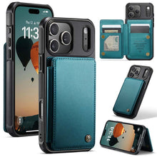Load image into Gallery viewer, Casekis RFID Cardholder Wallet Phone Case Green