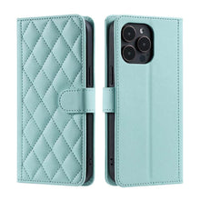 Load image into Gallery viewer, Casekis 3 Card Leather Crossbody Wallet Phone Case Mint Green