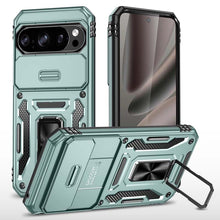 Load image into Gallery viewer, Casekis Sliding Camera Cover Anti-Fall Phone Case Alpine Green