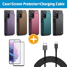 Load image into Gallery viewer, Casekis RFID Cardholder Wallet Phone Case For Galaxy S21 FE 5G