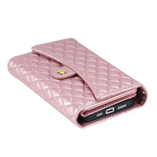 Load image into Gallery viewer, Casekis 7-Slot Foldable Crossbody Wallet Phone Case Rose Gold