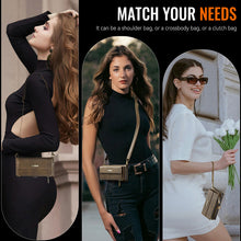 Load image into Gallery viewer, Casekis Crossbody Leather Wallet RFID Phone Case Brown