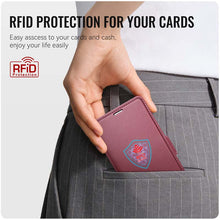 Load image into Gallery viewer, Casekis RFID Cardholder Phone Case Red