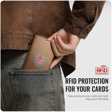 Load image into Gallery viewer, Casekis RFID Cardholder Phone Case Brown