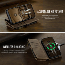 Load image into Gallery viewer, Casekis Crossbody Leather Wallet RFID Phone Case Brown