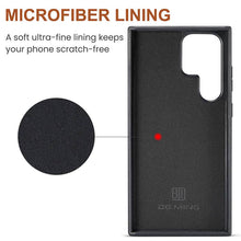 Load image into Gallery viewer, Casekis RFID Magnetic Detachable Leather Wallet Phone Case Black