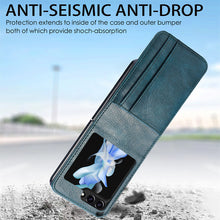 Load image into Gallery viewer, Casekis Folding Multi-card Leather Case for Galaxy Z Flip 6 5G