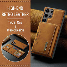 Load image into Gallery viewer, Casekis Magnetic Wallet Detachable Phone Case Brown