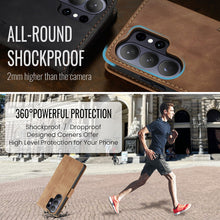 Load image into Gallery viewer, Casekis Retro Wallet Case Brown