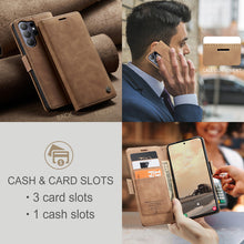 Load image into Gallery viewer, Casekis Retro Wallet Case Brown