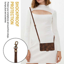 Load image into Gallery viewer, Casekis Crossbody 9 Card Holder Phone Case Brown